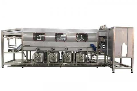 适用于很多行业产品包装的5加仑大桶水灌装生产线